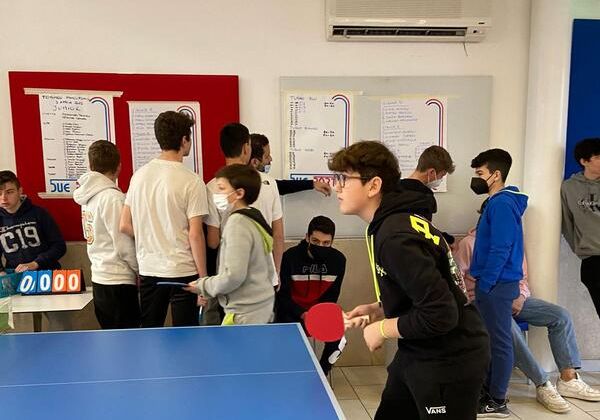 I ragazzi di Porta All'Arco al primo torneo di Ping Pong