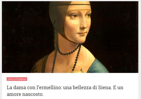 Cecilia Gallerani: una “dama” piena di fascino nata in Tartuca
